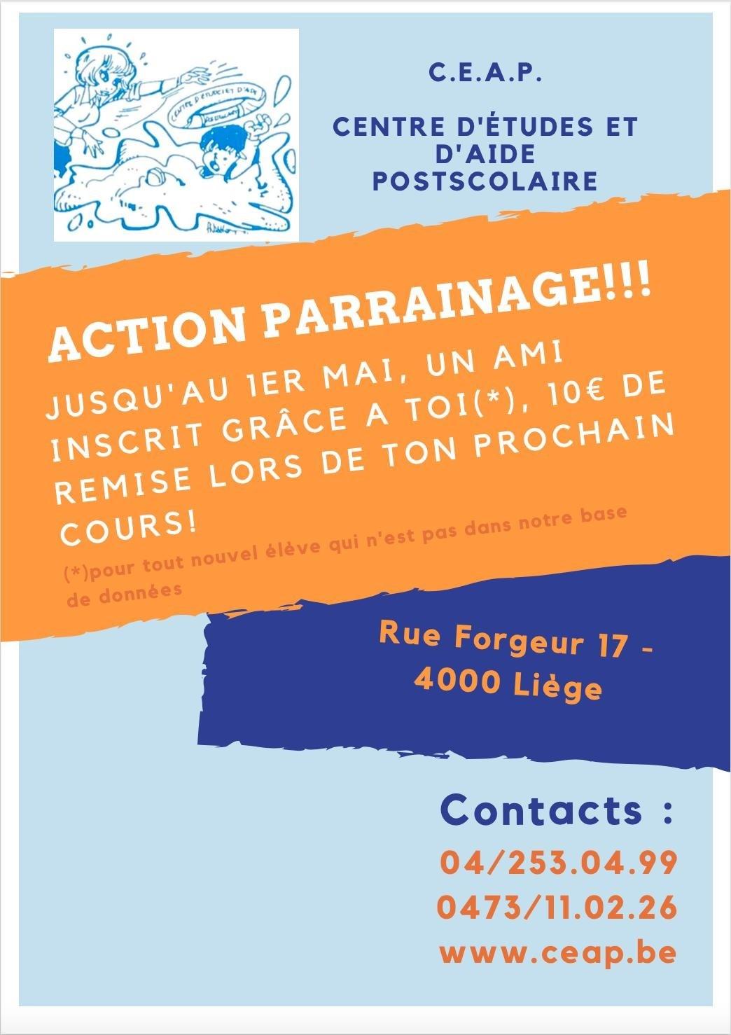 Centre d’Études et d’Aide Postscolaires - Promo de Pâques 22